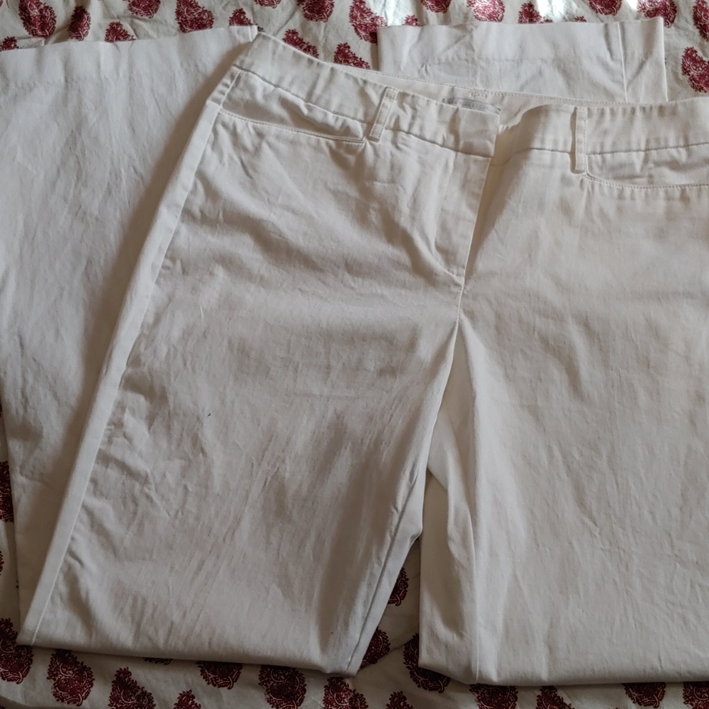 White NY&C boot cut dress pants